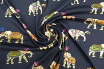 Lady McElroy India's Sacred Crepe Jersey - Remnant - 2.6m