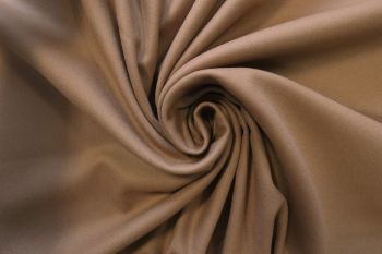 Deadstock-Designer Fine Wool Plain Suiting - Camel - Remnant - 2.9M