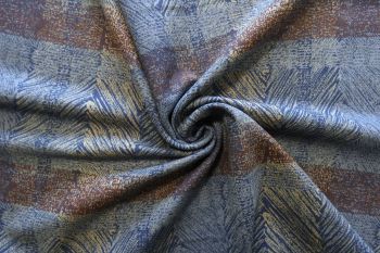 Lady McElroy Jayden - Blue - 100% Wool Crepe