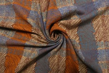 Lady McElroy Jayden - Orange - 100% Wool Crepe