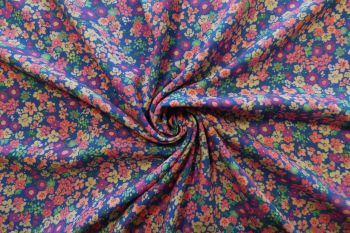 Exclusive Lady McElroy Jewel Floral - Rickardi Lawn - Remnant - 2.5m