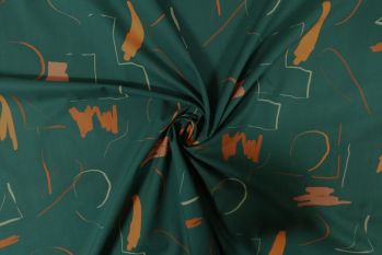 Exclusive Lady McElroy Juniper Green - Cotton Marlie-Care Lawn - Fault Remnant - 2m