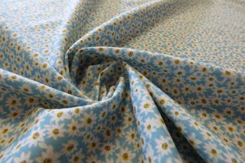 Lady McElroy Lille Daisy - Blue - Remnant - 2m