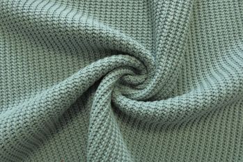 Lady McElroy Magdalene - Chunky Cable Knit Jersey - Eau De Nil - Remnant - 2.9m