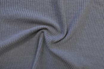 Lady McElroy Magdalene - Chunky Cable Knit Jersey - Smoke - Remnant - 2m