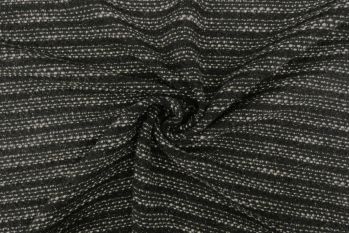 Lady McElroy Sparkle Bouclé Tweed Stripe - Monochrome Remnant - 3.3M