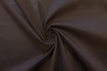 Ex Paul Smith Deadstock Designer Cotton Lawn - Dark Chocolate Brown