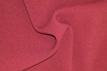 Deadstock Ex Hobbs Triple Crepe Suiting - Mulberry Wine