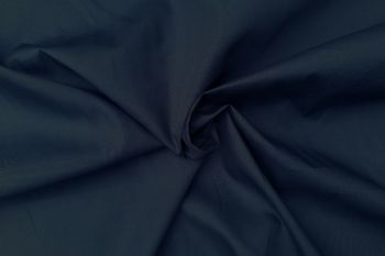 Ex Paul Smith Designer Deadstock 100% Cotton Poplin - Navy