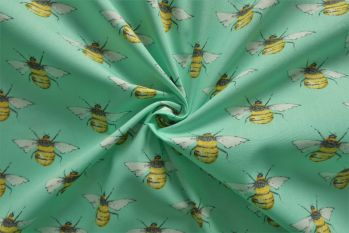 100% Cotton Poplin Printed Fabric - OTL5025