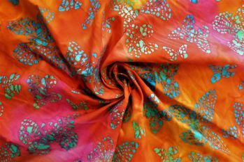 100% Cotton Luxury TyeDye Batik Printed Fabric - OTL6013