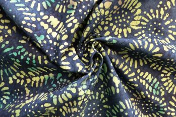 100% Cotton Luxury TyeDye Batik Printed Fabric - OTL6025