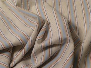 Pastel Seersucker Stripe Shirting
