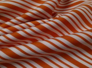 Orange Striped Shirting