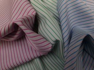 Multi Stripe/Check Italian Shirting