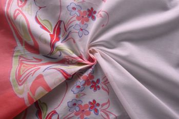 100% Cotton Printed Organza Voile Remnant - 2.8m