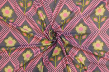 Lady McElroy Daisy Duet - Marlie-Care Lawn - Remnant - 2m