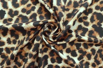 Ex Hobbs Deadstock Designer Digital Animal Print Scuba Jersey - Remnant - 1.5m