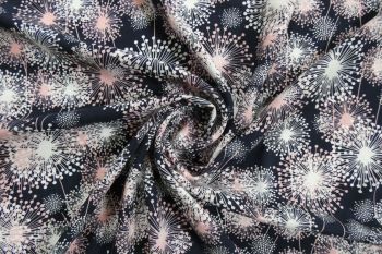 Lady McElroy - Starry Canopy - Navy - Viscose Challis Lawn