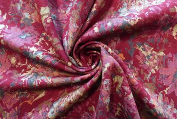 Lady McElroy Painted Florals - 100% Wool Crepe