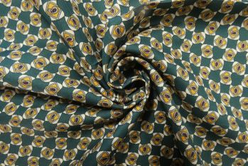 Lady McElroy Paisley Tiles - Viscose Twill - Remnant - 3m