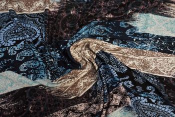 Lady McElroy Panorama Paisley - Blue