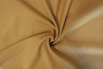 Ex Paul Smith Deadstock Designer Poly/Cotton Jacquard Motiv Shirting - Old Gold