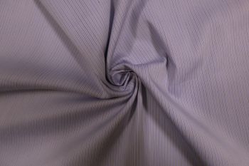 Ex Paul Smith Deadstock Designer 100% Cotton Stripe Shirting - Lilac