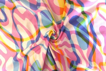 Lady McElroy Rainbow Pigment - Marlie-Care Lawn - Remnant - 2.4m