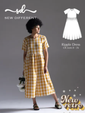 Sew different Ripple dress Pattern