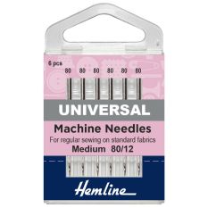 Hemline Universal Machine Needles - Medium - 80/12