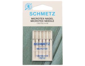 Schmetz Sewing Machine Needles - Microtex - Size 70