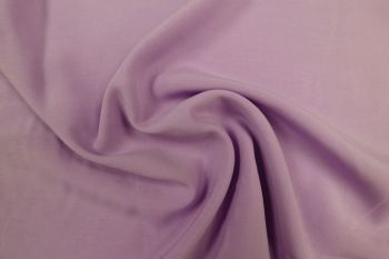 Lady McElroy Shelly Challis-Soft Lilac - Remnant - 3m