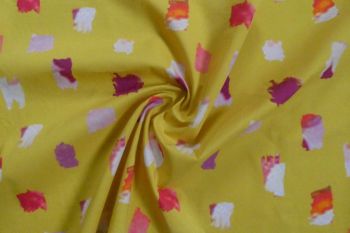 Lady McElroy - The Painter's Palette Collection - Brushstroke Block - Old Gold - Cotton Pure Lawn