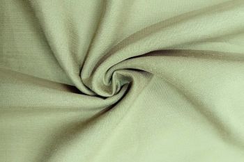 Deadstock Ex Designer Japanese 100% Pure Silk Slub Suiting Plain - Sage