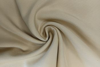 Deadstock Ex Designer Japanese 100% Pure Silk Slub Suiting Plain - Sand