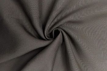 Deadstock Ex Designer Japanese 100% Pure Silk Slub Suiting Plain - Khaki
