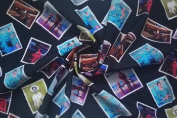 Lady McElroy - Forever Memories - Teal -  Cotton Pure Lawn