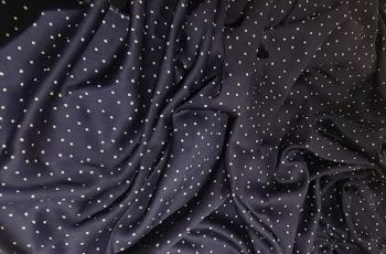 Lady McElroy Starry Night - Oxford Navy Remnant - 0.75m