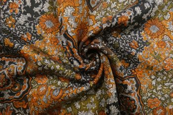 Lady McElroy Sunflower Vintage - Wool Challis Twill