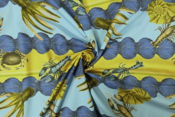 Lady McElroy Sunny Sealife - Marlie-Care Lawn - Remnant - 2m