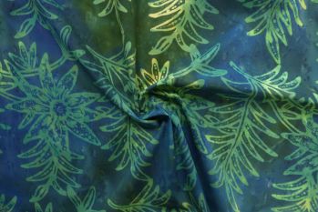 Deadstock Ex Designer 100% Cotton - Luxury Tie-Dye Batik 23