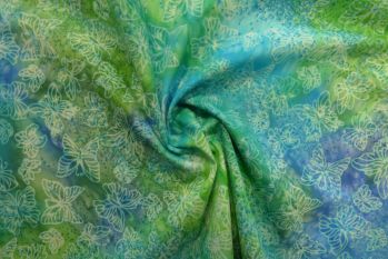 Deadstock Ex Designer 100% Cotton - Luxury Tie-Dye Batik 18