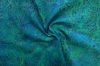 Deadstock Ex Designer 100% Cotton - Luxury Tie-Dye Batik 13