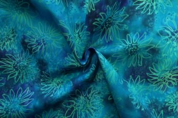 Deadstock Ex Designer 100% Cotton - Luxury Tie-Dye Batik 12