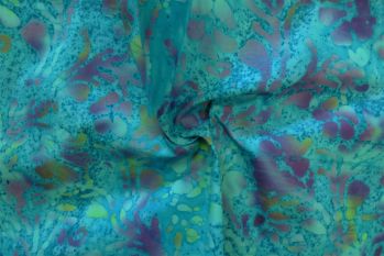 Deadstock Ex Designer 100% Cotton - Luxury Tie-Dye Batik 5