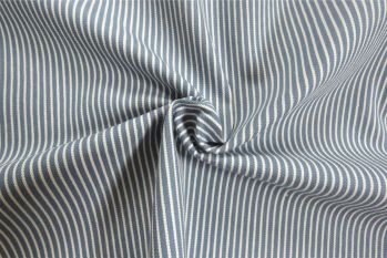 Lady McElroy Wyoming - Stretch Denim Stripe - Teal - Remnant - 3m