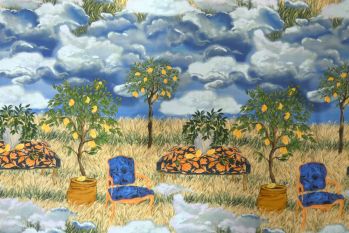 Lady McElroy The Faraway Tree - Viscose Challis Lawn - Remnant - 2.2m