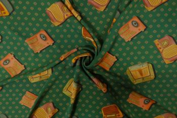 Lady McElroy Unchained Melody - Bottle - Viscose Challis Lawn - Remnant - 3m