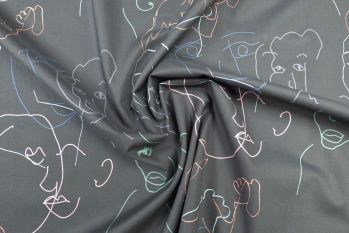 Lady McElroy Urban Sketcher - Midnight - Remnant - 1.8m